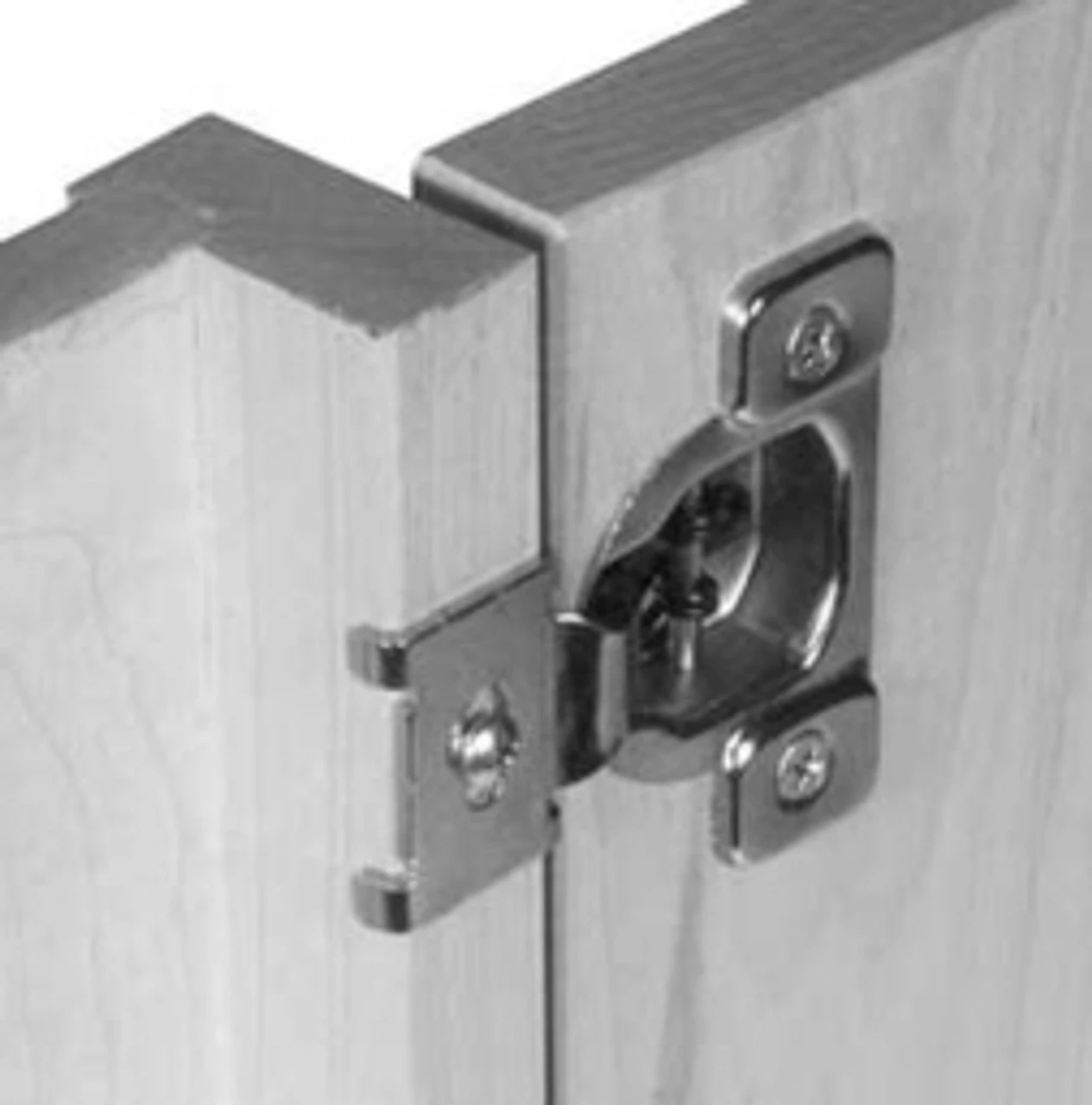 Liberty Compact One-Piece 7/16" Overlay 2-Way Adjust Hinge LQ-H05105-NP-A 2 Liberty Compact One-Piece 7/16" Overlay 2-Way Adjust Hinge LQ-H05105-NP-A - Image 2