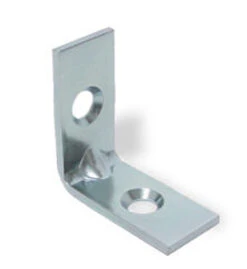 Corner Brace - 1" - Zinc Plated - Reinforced - No Screws