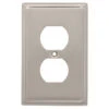 Liberty Country Fair Duplex Outlet Wall Plate - Satin Nickel (126362)
