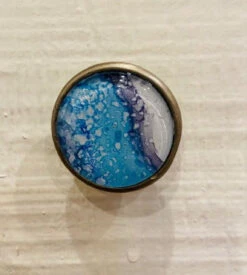 (As-Is) Knob Base For Glass Cabochon - 29.75mm Inside Satin Nickel DL-P3686-1BASE-SN -D'Lawless Hardware Shop custom cabinet knob 1 72365.1660590492