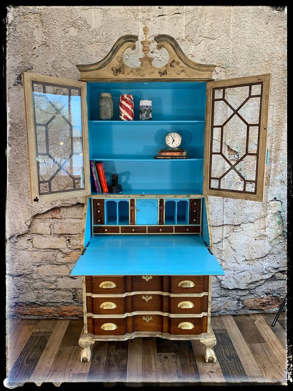 2-1/2" Baroque Scroll Work Cup Pull Satin Brass 16 2-1/2" Baroque Scroll Work Cup Pull Satin Brass - Image 16