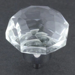 1-3/4" Star Cut Glass Knob Clear -D'Lawless Hardware Shop cut glass knob star heart cut 1 3 4 3 24876.1662651761