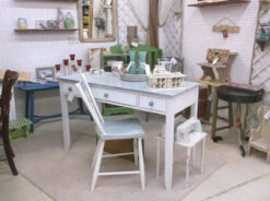 1-3/16" Baroque Scroll Work Design Knob Verdigris -D'Lawless Hardware Shop desk makeover from the painted home 1 69234.1657897458