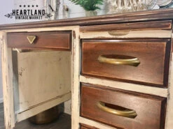 1-1/2" Art Deco Finger Pull Antique English 10 1-1/2" Art Deco Finger Pull Antique English -D'Lawless Hardware Shop desk makeover with vintage hardware 1 64024.1645038290