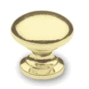 Liberty 1-1/8" Round Knob Polished Brass