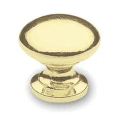 Liberty 1-1/8" Round Knob Polished Brass