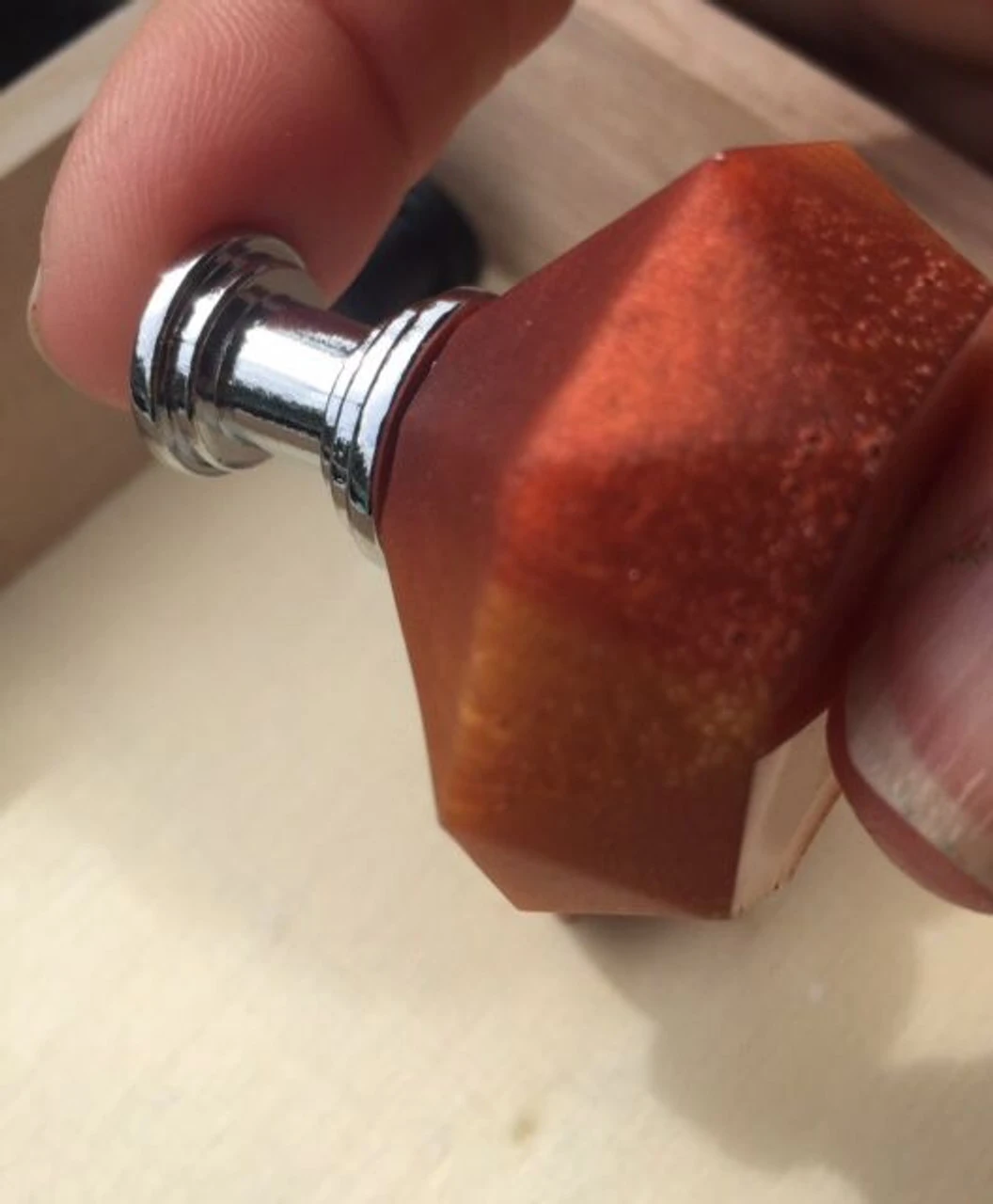 DIY Knob Or Pull Making Base - Chrome - 16x16mm 8 DIY Knob Or Pull Making Base - Chrome - 16x16mm - Image 8