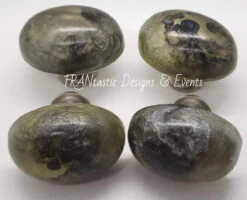 Knob Or Pull Making Base - Satin Nickel - 16x16mm M10-BASE-P2786-SN -D'Lawless Hardware Shop diy rock knobs 1 96462.1660585010