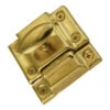 Door Catch 2-3/16" (Twist) Brass Plated With Screws C21-C43005BP