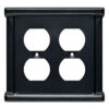 Liberty Landen 2-Gang Soft Iron Round Wall Plate