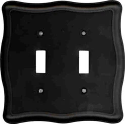 Liberty Double Switch Wall Plate Oil Rubbed Bronze W072ZMP-OB3-U