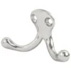 Double Wardrobe Hook - Aluminum - Ives