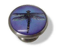 Liberty 1-11/16" Dragonfly Ceramic Knob Satin Nickel