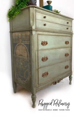 3" Tear Drop Shaped Center With Crown Bail Pull Solid Brass -D'Lawless Hardware Shop dresser with antiqued pulls 1 33961.1646937829