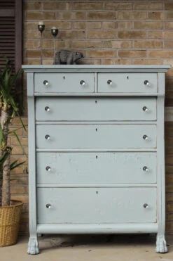 Liberty 1-1/4" Ball Knob Clear Glass With Polished Nickel Base -D'Lawless Hardware Shop dresser with glass knob 1 84028.1684161238