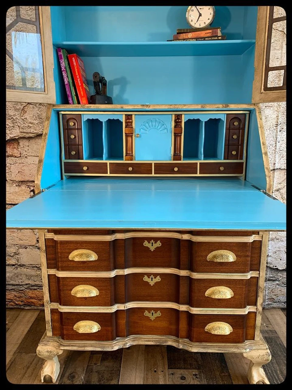 2-1/2" Baroque Scroll Work Cup Pull Satin Brass 17 2-1/2" Baroque Scroll Work Cup Pull Satin Brass - Image 17