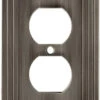 Allen + Roth - Lexington Duplex Outlet - Heirloom Silver - W22979-904-U