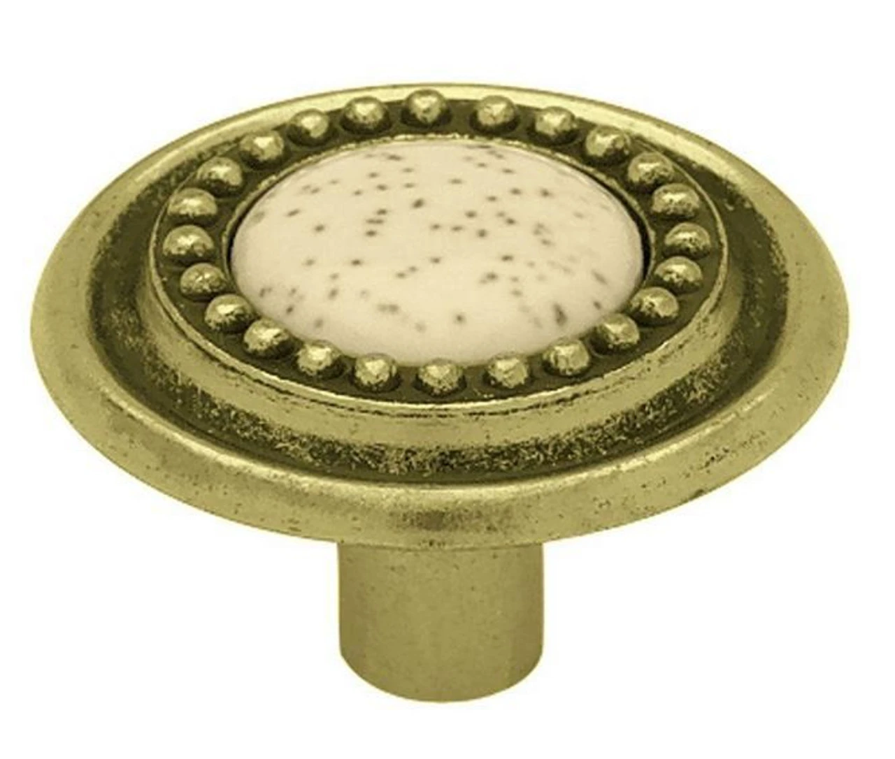 1-1/4" Sundial Knob Oatmeal Ceramic & Antique English 1 1-1/4" Sundial Knob Oatmeal Ceramic & Antique English