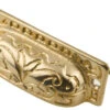 2-7/8" Eastlake Solid Cast Bin Pull - Ready To Patina Polished Brass