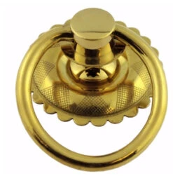 1-3/4" Eastlake Ring Pull Solid Brass
