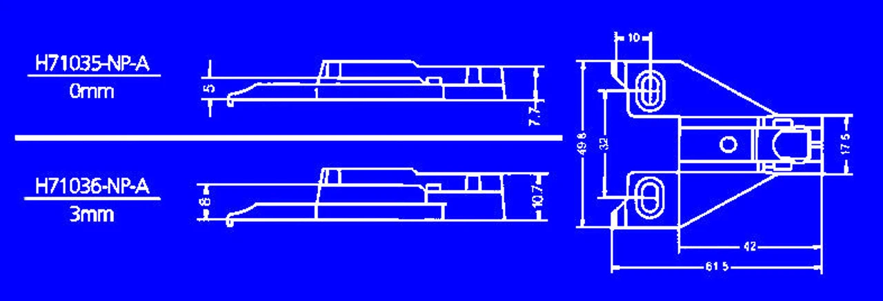 Liberty Face Frame Mounting Plate 0mm (5/8" Overlay)- Easy Clip Hinges L-H71035-NP-A 2 Liberty Face Frame Mounting Plate 0mm (5/8" Overlay)- Easy Clip Hinges L-H71035-NP-A - Image 2
