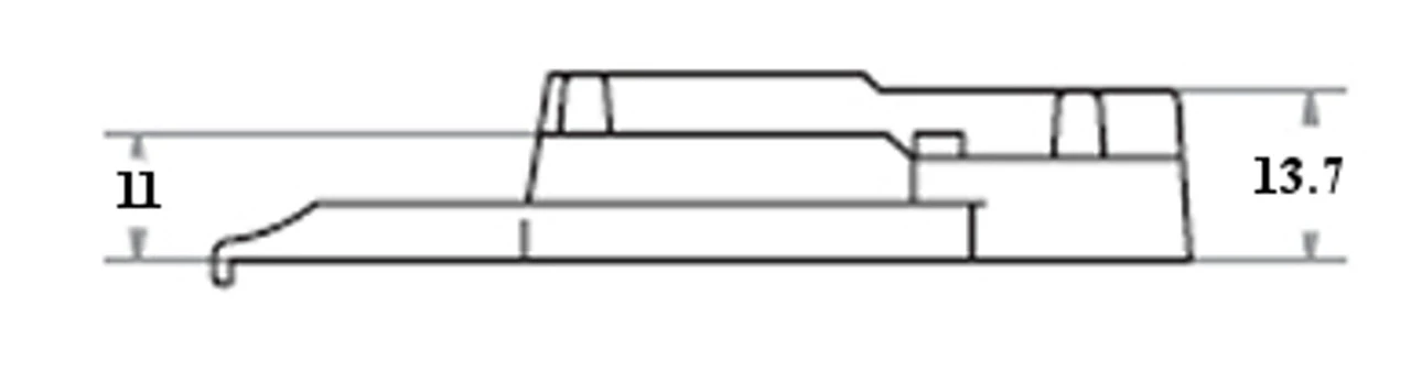 Liberty Face Frame Plate For Easy Clip Hinges 6mm ( 3/8" Overlay) LQ-H71051-NP-A 3 Liberty Face Frame Plate For Easy Clip Hinges 6mm ( 3/8" Overlay) LQ-H71051-NP-A - Image 3