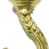 Fancy Cup Or Key Hook 1-3/4" Brass Plated