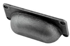 2-1/2" Country Store Farmhouse Cup Pull Antique Pewter