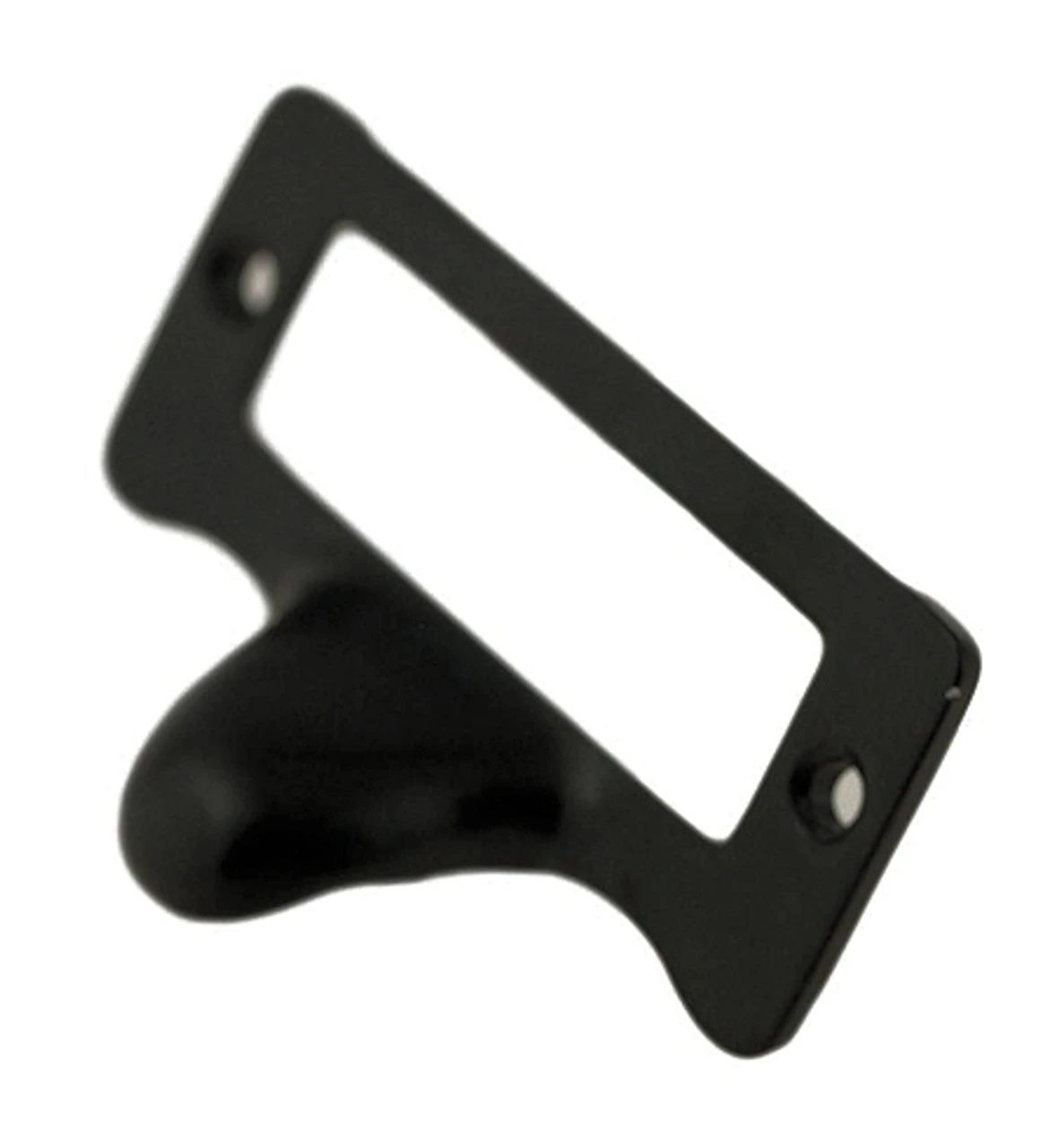 File Label Holder W/ Finger Pull - Matte Black - 2 1/4" X 1 3/8" 1 File Label Holder W/ Finger Pull - Matte Black - 2 1/4" X 1 3/8"