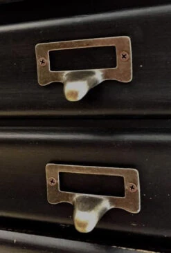 File Label Holder W/ Finger Pull - Antique Brass - 2 1/4" X 1 3/8" -D'Lawless Hardware Shop finger label pulls antique brass 1 41223.1660582651