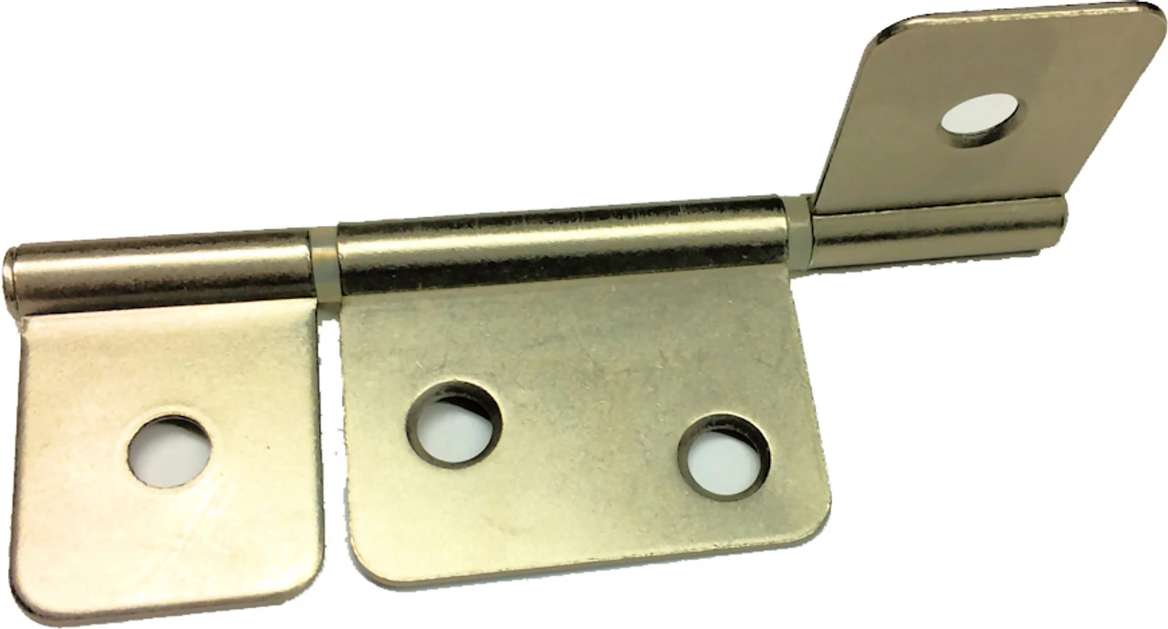Flag Hinge 3-Leaf Bi-Fold & Shutter Satin Nickel - 3 1/2" 1 Flag Hinge 3-Leaf Bi-Fold & Shutter Satin Nickel - 3 1/2"