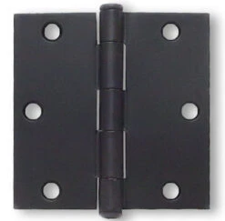 Liberty Flat Black 3-1/2" Square Corner Hinge - (HN0008C)