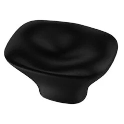 Liberty 1-3/16" Pillowed Square Knob Flat Black