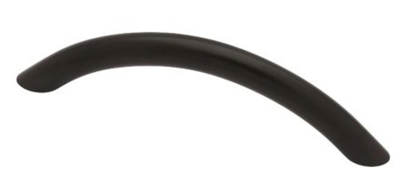 Liberty 3-3/4" Builder's Program Bow Pull Flat Black 2 Liberty 3-3/4" Builder's Program Bow Pull Flat Black - Image 2