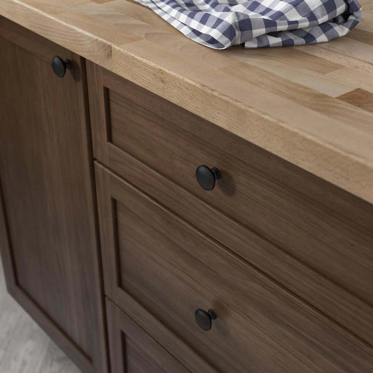 Liberty 1-1/4" Sophia Knob Flat Black 2 Liberty 1-1/4" Sophia Knob Flat Black - Image 2