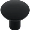 Liberty 1-1/8" Martini Knob Flat Black