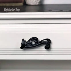 Liberty 3" Montrose Calligraphy II Pull Flat Black -D'Lawless Hardware Shop flat black pulls calligraphy 3 39991.1658174620