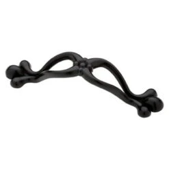 Liberty 3-3/4" Vintage Ornate Arch Pull Flat Black