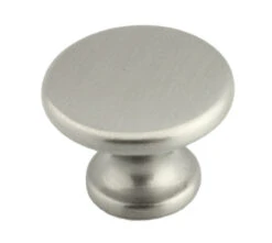 Liberty 1-3/16" Flat Top Knob Brushed Satin Silver