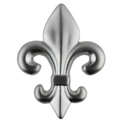 2-1/2" Fleur-de-Lis Knob Satin Nickel