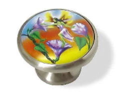Liberty 1-5/8" Flying Fairy Knob Satin Nickel With Ceramic Insert