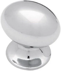 Liberty 1-3/8" Large Football Knob Chrome