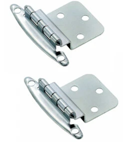 Liberty Free Swing 3/8" Inset/Offset Chrome Hinge Pair (H00930V-CHR-07)