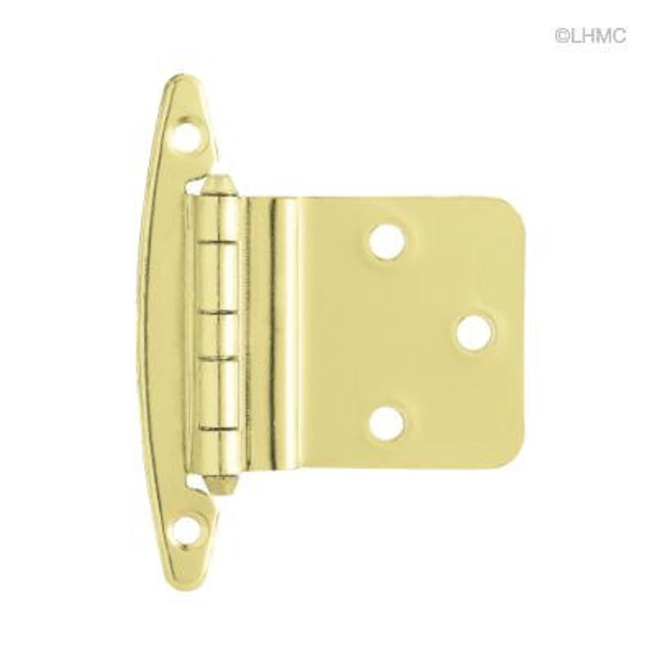 Free-Swinging 3/8" Inset Hinge - Bright Brass H523-BP 1 Free-Swinging 3/8" Inset Hinge - Bright Brass H523-BP