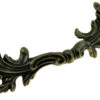 2-1/2" French Provincial Leaf Pull Antique Brass