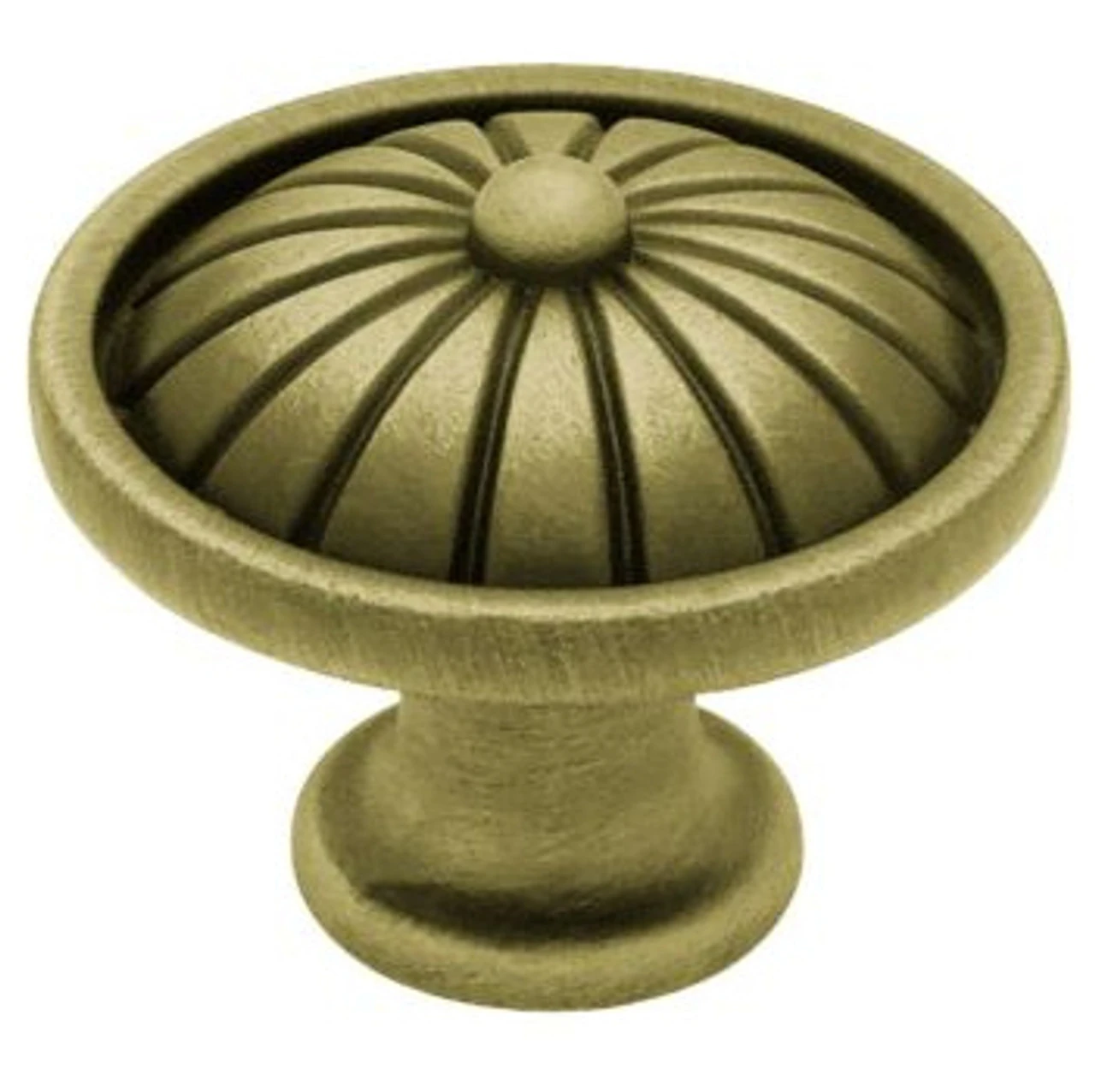 Liberty 1-1/2" French Tassel Knob Tumbled Antique Brass 1 Liberty 1-1/2" French Tassel Knob Tumbled Antique Brass