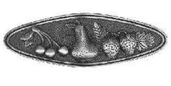 Liberty 3" Fruits & Veggies Pull Brushed Satin Pewter