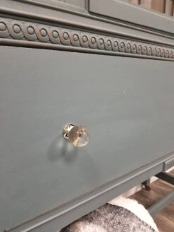 Liberty 1-1/4" Ball Knob Clear Glass With Polished Nickel Base -D'Lawless Hardware Shop furniture makeover with glass knobs 1 36948.1684161238