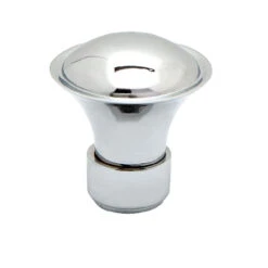 Liberty 1-1/8" Geometrics Collection Banded Spindle Knob Polished Chrome
