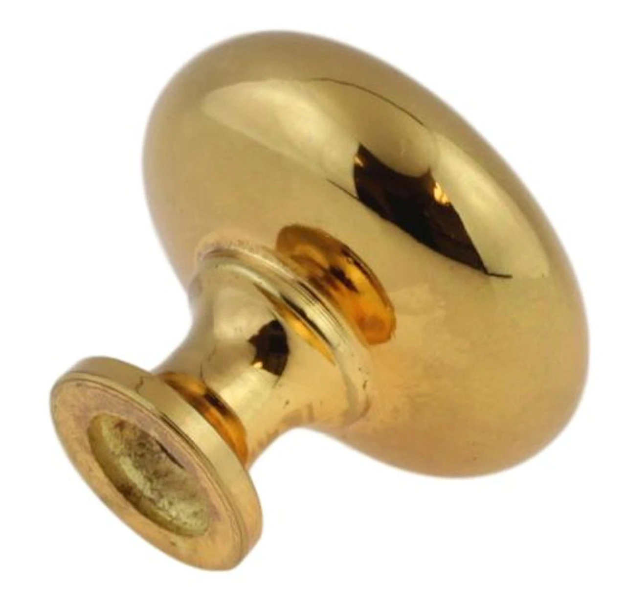 Liberty 1-3/16" Round Knob Gold Plated 2 Liberty 1-3/16" Round Knob Gold Plated - Image 2